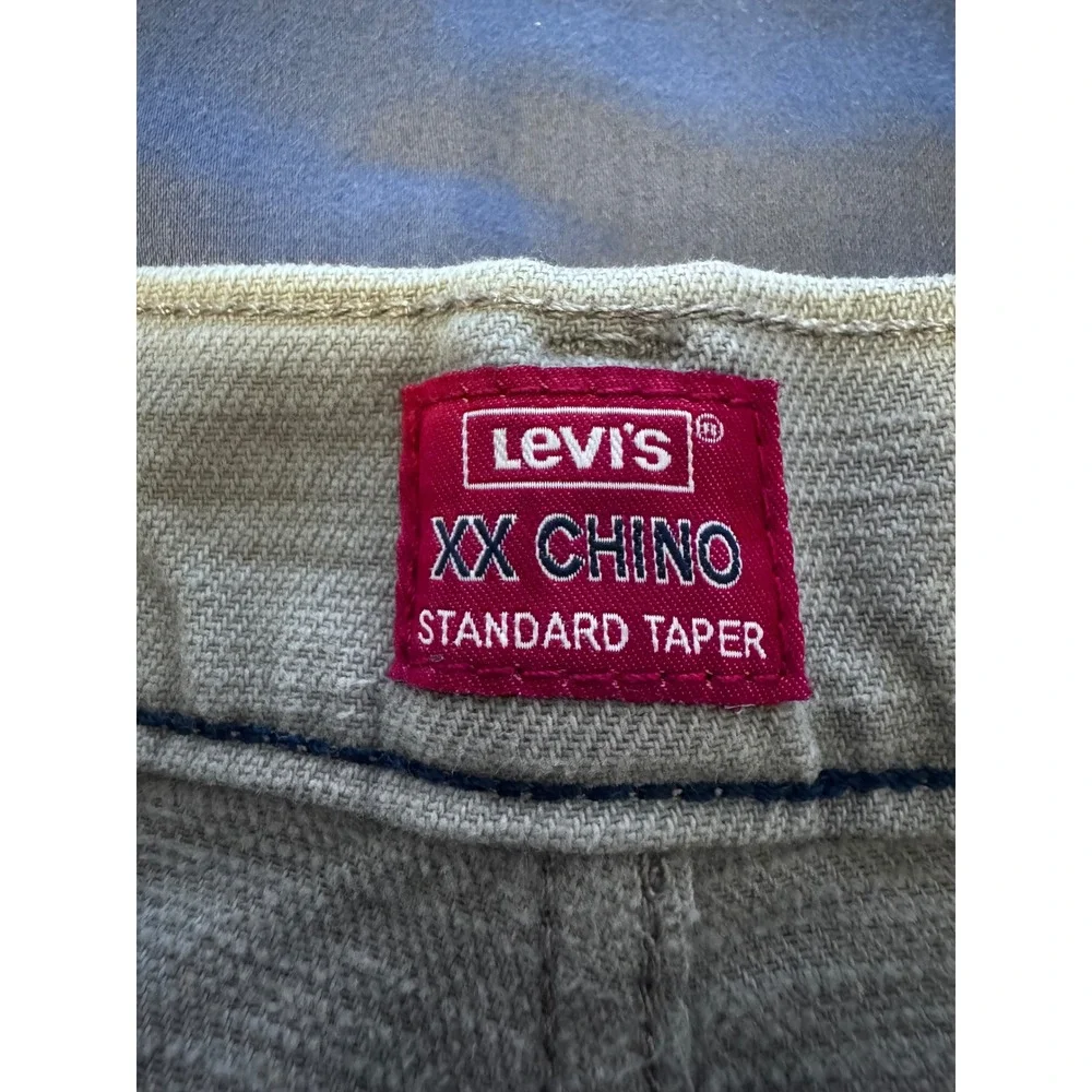 Y2K Levi's XX Chino Standard Taper Pants Warm Water Less Khaki Men's Classic